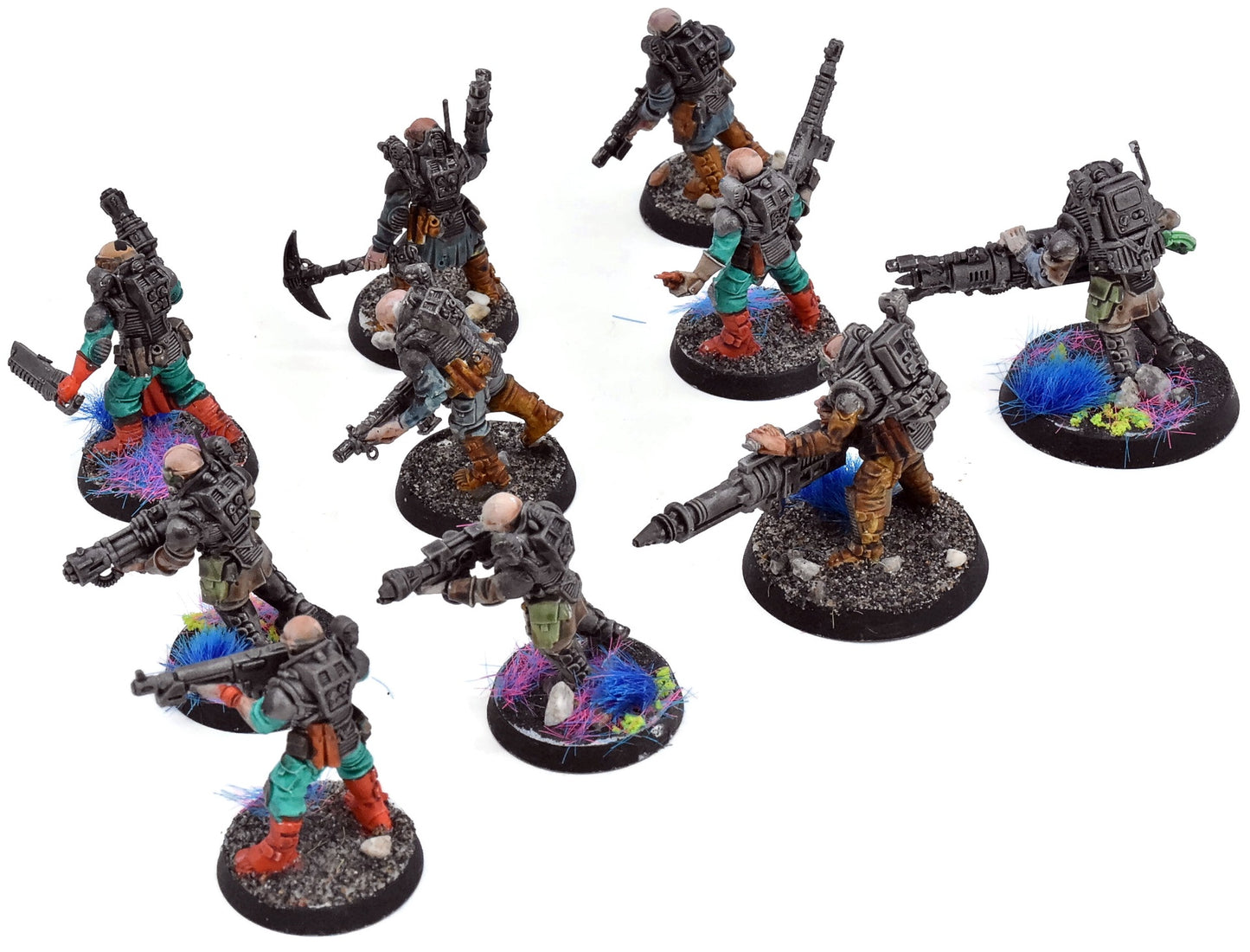 GENESTEALER CULTS 10 Neophyte Hybrids #2 WELL PAINTED Warhammer 40K 2432