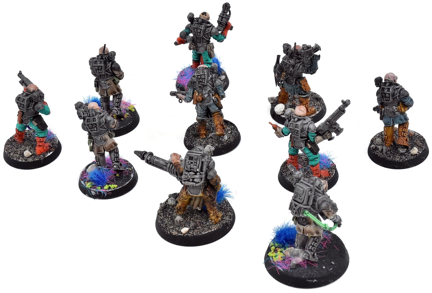 GENESTEALER CULTS 10 Neophyte Hybrids #2 WELL PAINTED Warhammer 40K 2432