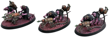 SKAVEN 3 Warpspark Weapon Battery #2 PRO PAINTED Warhammer Fantasy 6329