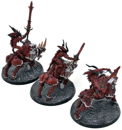CHAOS DAEMONS 3 Bloodcrushers #1 Warhammer 40K 2647