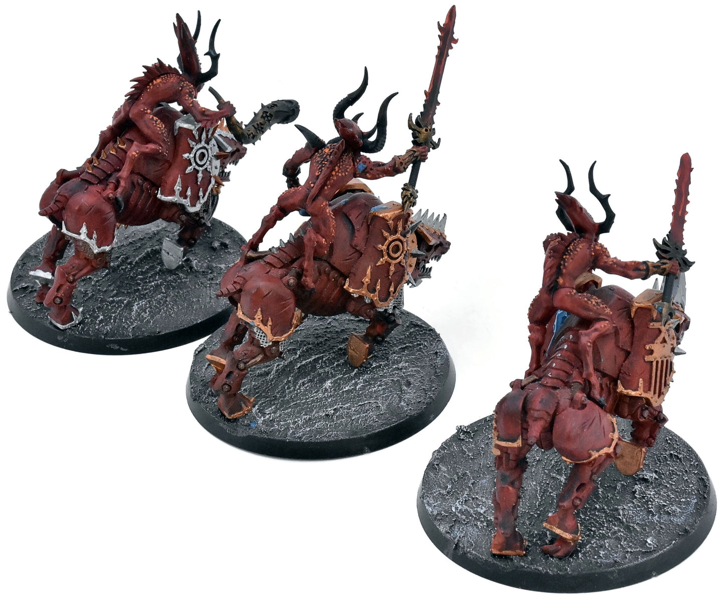 CHAOS DAEMONS 3 Bloodcrushers #2 Warhammer 40K 2654