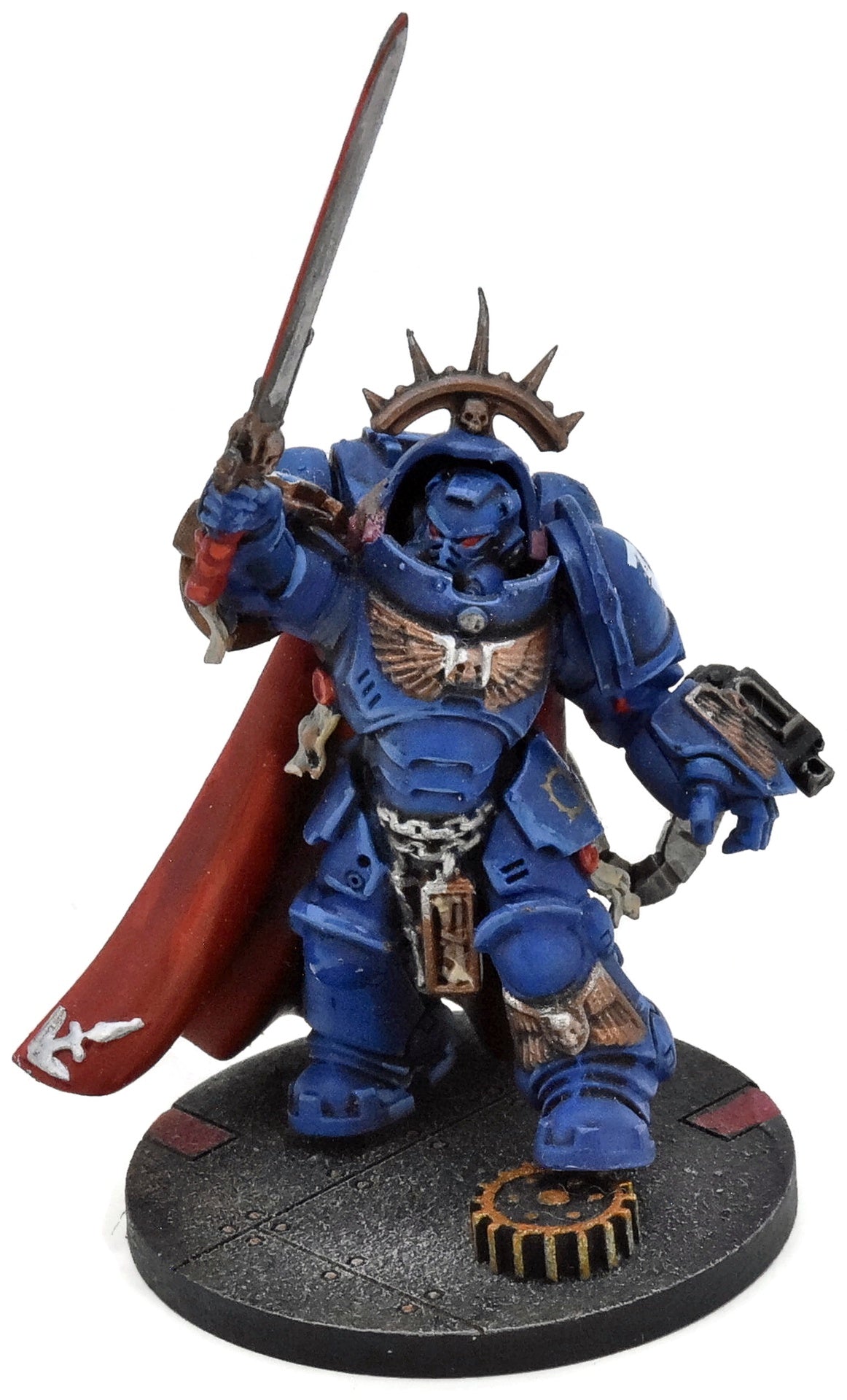 SPACE MARINES Captain In Gravis Armour #1 Warhammer 40K 2685