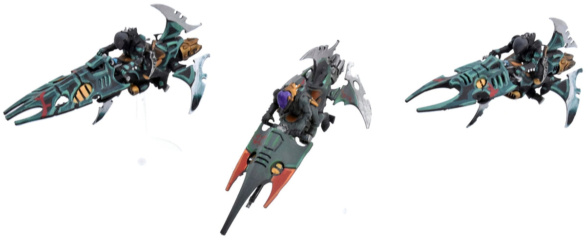 DRUKHARI 3 Reavers #2 WELL PAINTED Warhammer 40K 6459