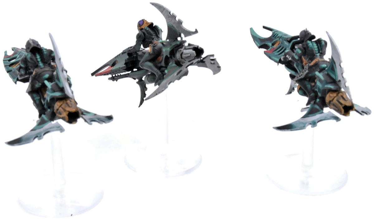 DRUKHARI 3 Reavers #2 WELL PAINTED Warhammer 40K 6459