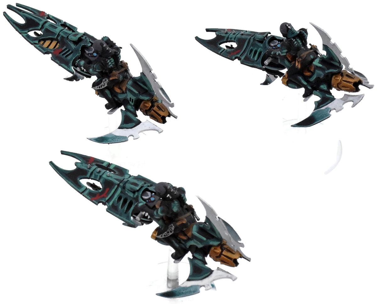 DRUKHARI 3 Reavers #1 WELL PAINTED Warhammer 40K 6466