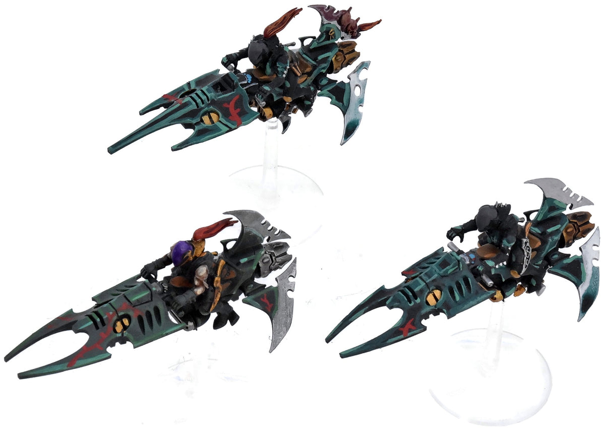 DRUKHARI 3 Reavers #4 WELL PAINTED Warhammer 40K 6473