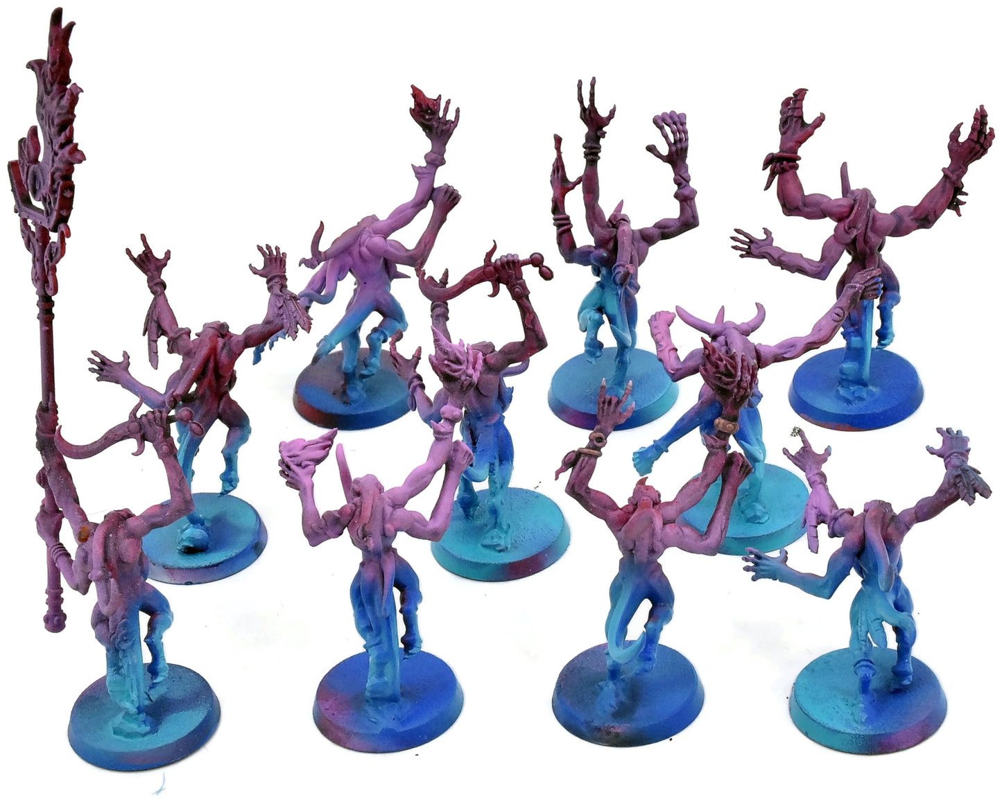 DISCIPLES OF TZEENTCH 10 Pink Horrors Of Tzeentch #1 Warhammer Sigmar 2791