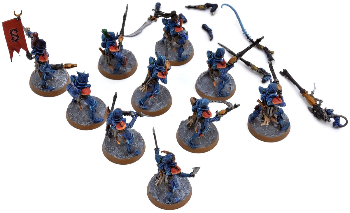 DRUKHARI 10 Kabalite Warriors #1 WELL PAINTED Warhammer 40K 6497