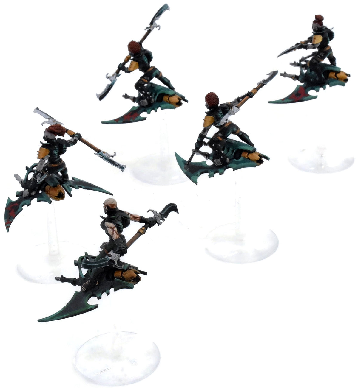 DRUKHARI 5 Hellions #2 WELL PAINTED Warhammer 40K 6503