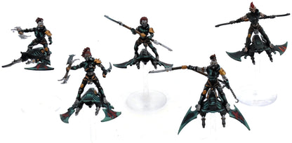 DRUKHARI 5 Hellions #1 WELL PAINTED Warhammer 40K 6527