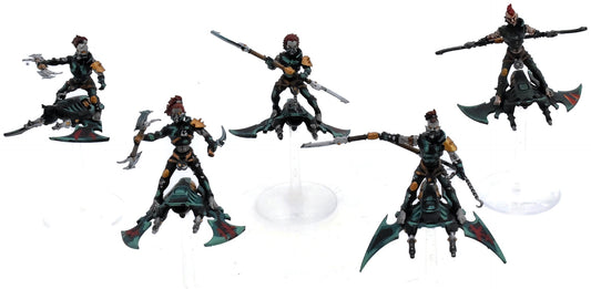 DRUKHARI 5 Hellions #1 WELL PAINTED Warhammer 40K 6527