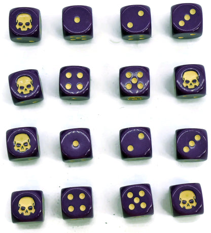 SIGMAR DEATH 16 Purple Dice #1 7779