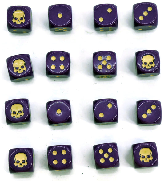 SIGMAR DEATH 16 Purple Dice #1 7779
