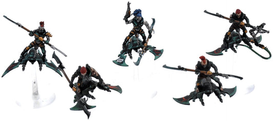DRUKHARI 5 Hellions #6 WELL PAINTED Warhammer 40K 6596