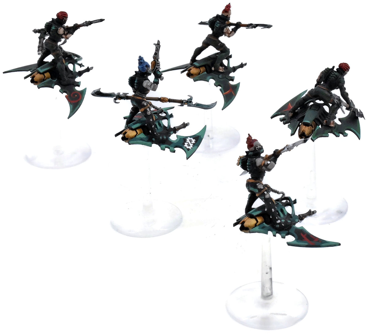 DRUKHARI 5 Hellions #6 WELL PAINTED Warhammer 40K 6596