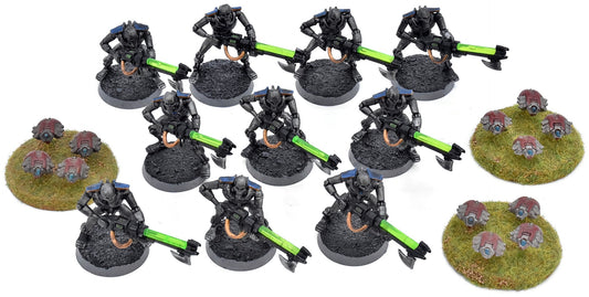 NECRONS 13 10 Necron Warriors + 3 Scarab Swarm #2 Warhammer 40K 8083
