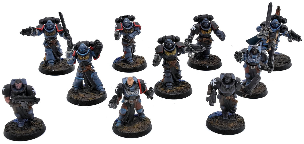 BLACK TEMPLARS 10 Black Templars Crusader Squad #1 Warhammer 40K 6749