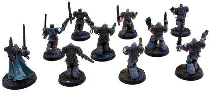 BLACK TEMPLARS 10 Black Templars Crusader Squad #1 Warhammer 40K 6749