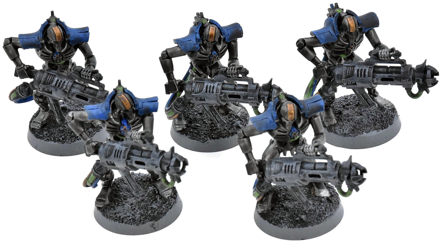 NECRONS 5 Immortals #2 WELL PAINTED Warhammer 40K 8250
