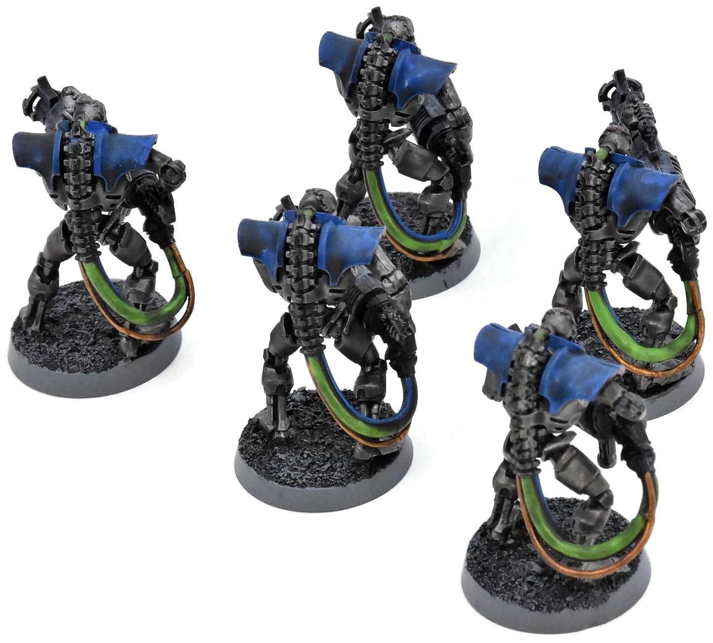 NECRONS 5 Immortals #2 WELL PAINTED Warhammer 40K 8250