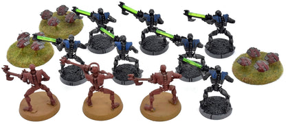 NECRONS 13 10 Necron Warriors + 3 Scarab Swarm #1 Warhammer 40K 8267