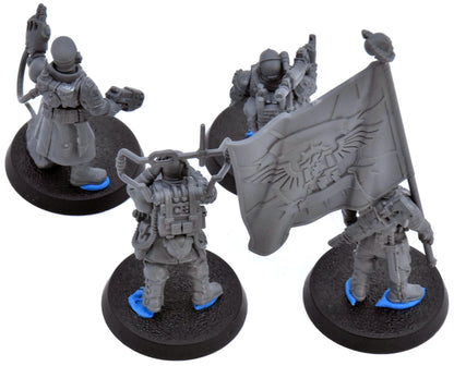 ASTRA MILITARUM 4 Cadian Command Squad #1 Warhammer 40K 8066