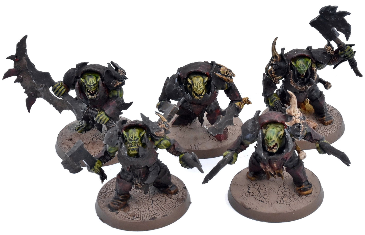 ORRUK WARCLANS 5 Orruk Brutes #3 Sigmar 8288 WELL PAINTED