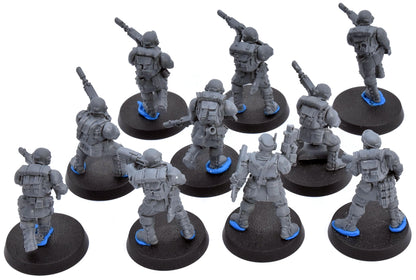 ASTRA MILITARUM 10 Cadian Shock Troops #2 Warhammer 40K 8295