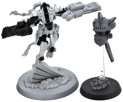 TAU EMPIRE Commander Shadowsun With Drones #1 INCOMPLETE 40K Missing Drone 8588