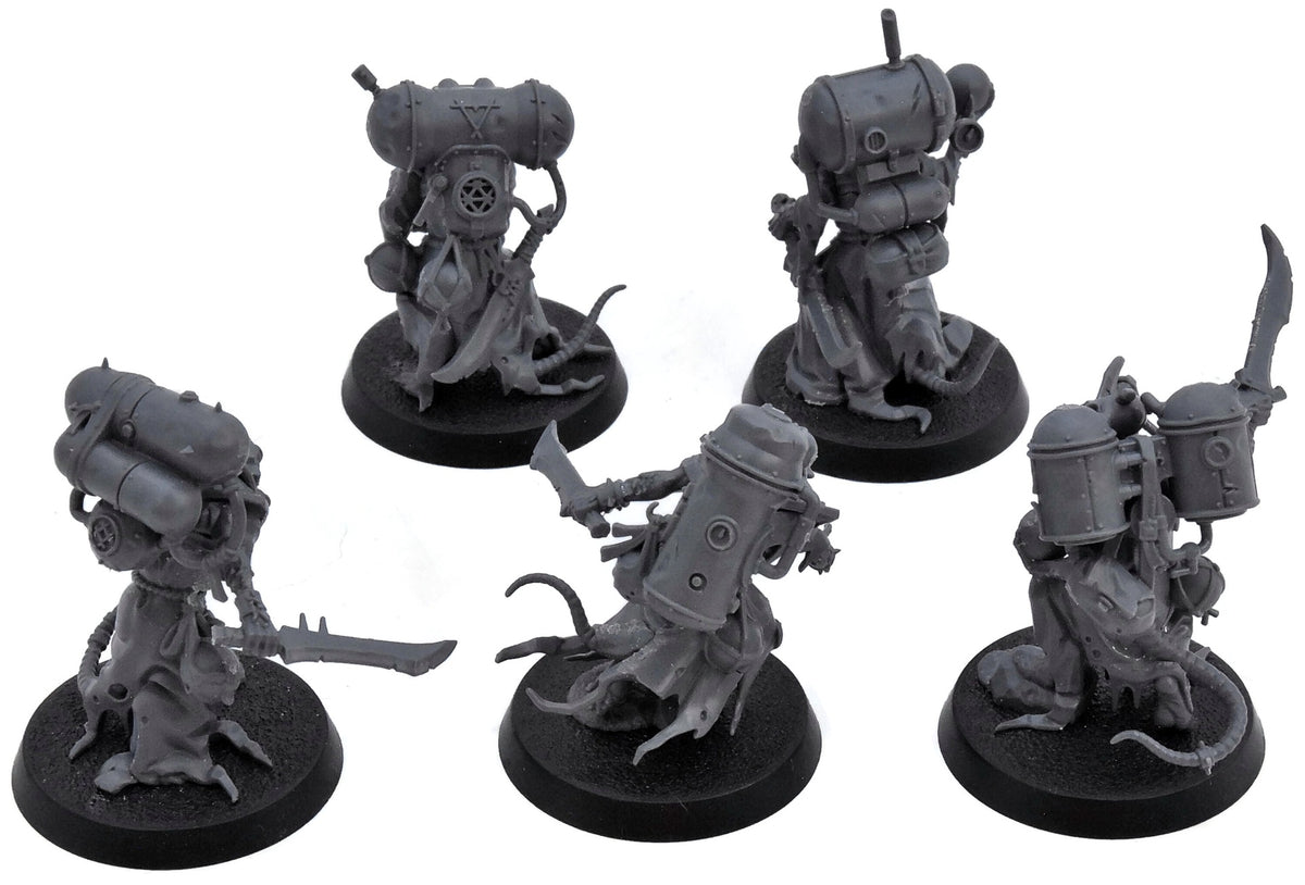 SKAVEN 5 Acolyte Globadiers #1 Warhammer Fantasy 7128