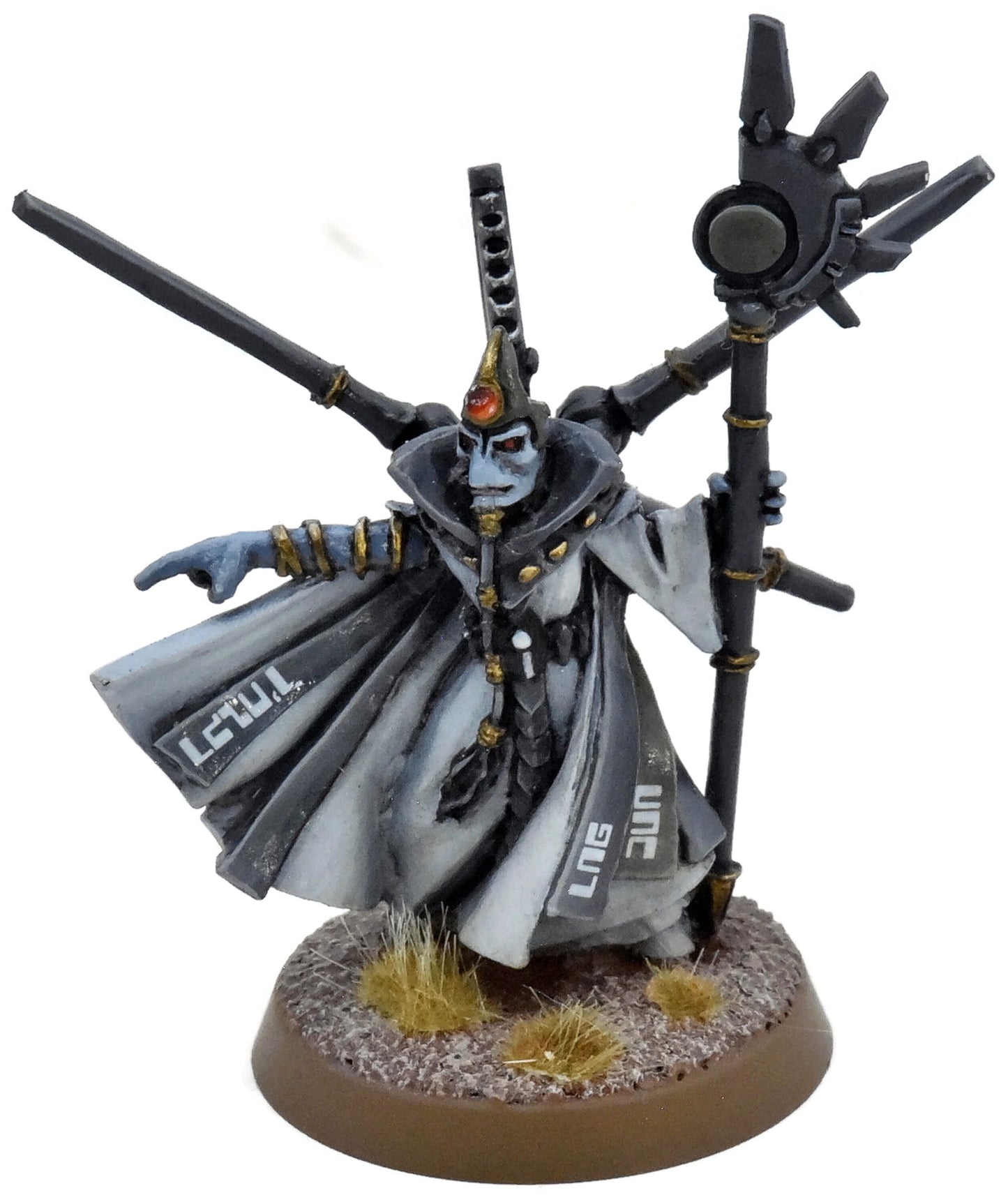 TAU EMPIRE Ethereal #1 OOP METAL 40K 8694 WELL PAINTED