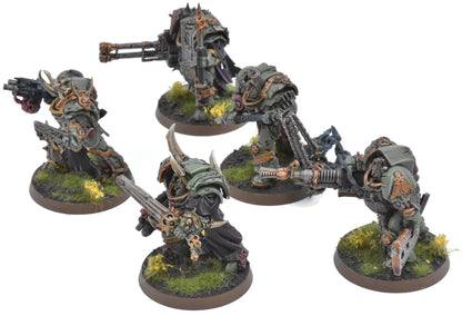 DEATH GUARD 5 Blightlord Terminators #1 PRO PAINTED Warhammer 40K 6924