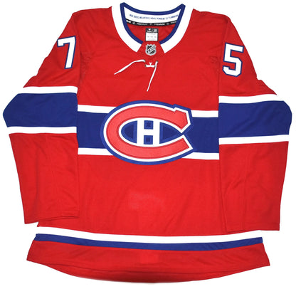 Jakub Dobes Autographed Fanatics Premium Jersey Inscribed 1st Game, 1st Win, 1st Shutout