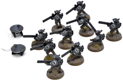 TAU EMPIRE 10 Pathfinder Team #2 WELL PAINTED Warhammer 40K 8953