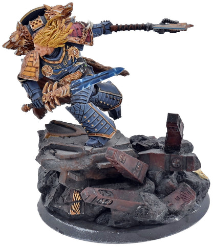 SPACE WOLVES Leman Russ #1 FORGE WORLD WELL PAINTED Warhammer 40K 8984