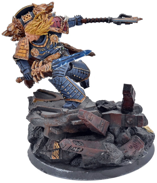 SPACE WOLVES Leman Russ #1 FORGE WORLD WELL PAINTED Warhammer 40K 8984