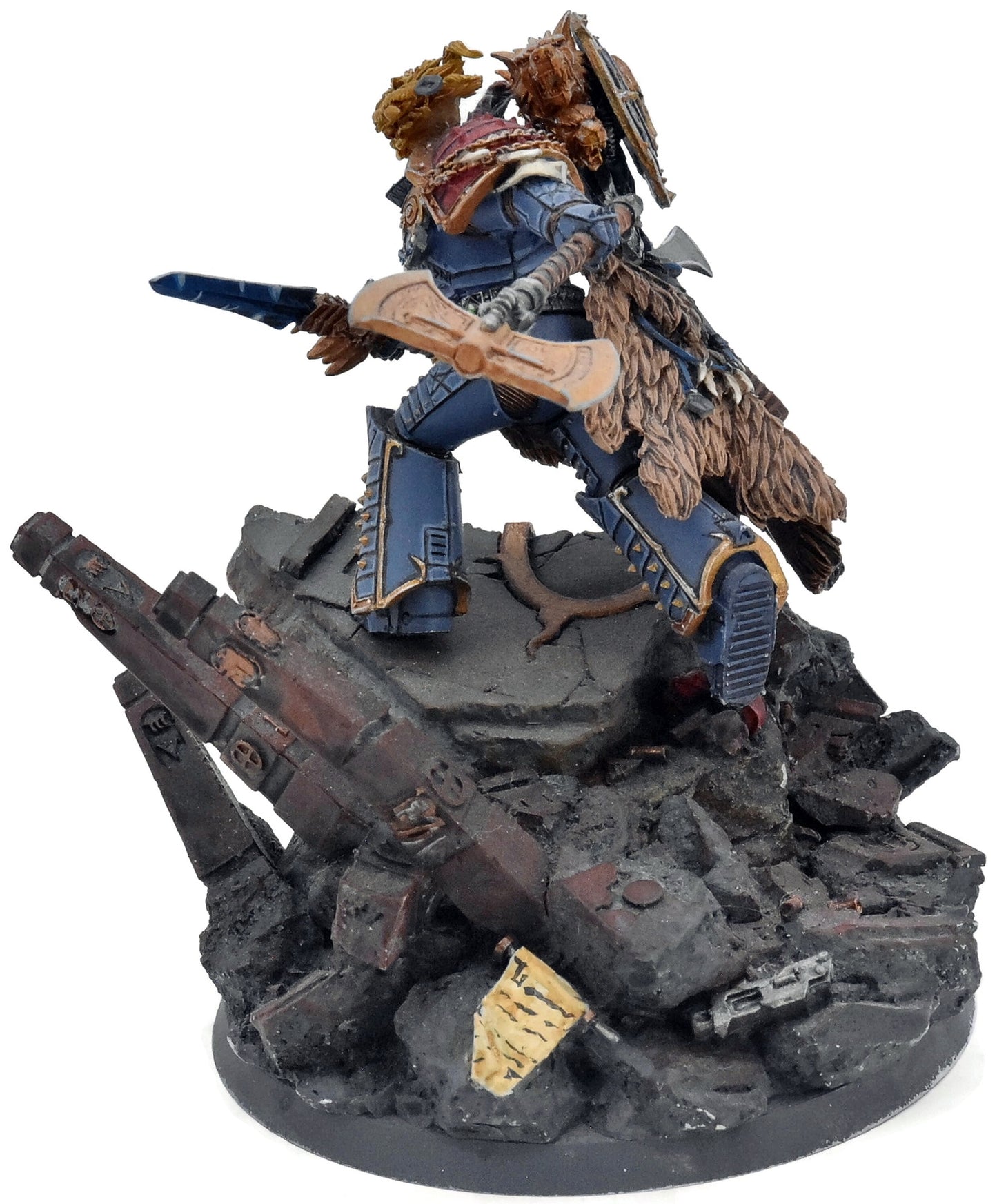 SPACE WOLVES Leman Russ #1 FORGE WORLD WELL PAINTED Warhammer 40K 8984