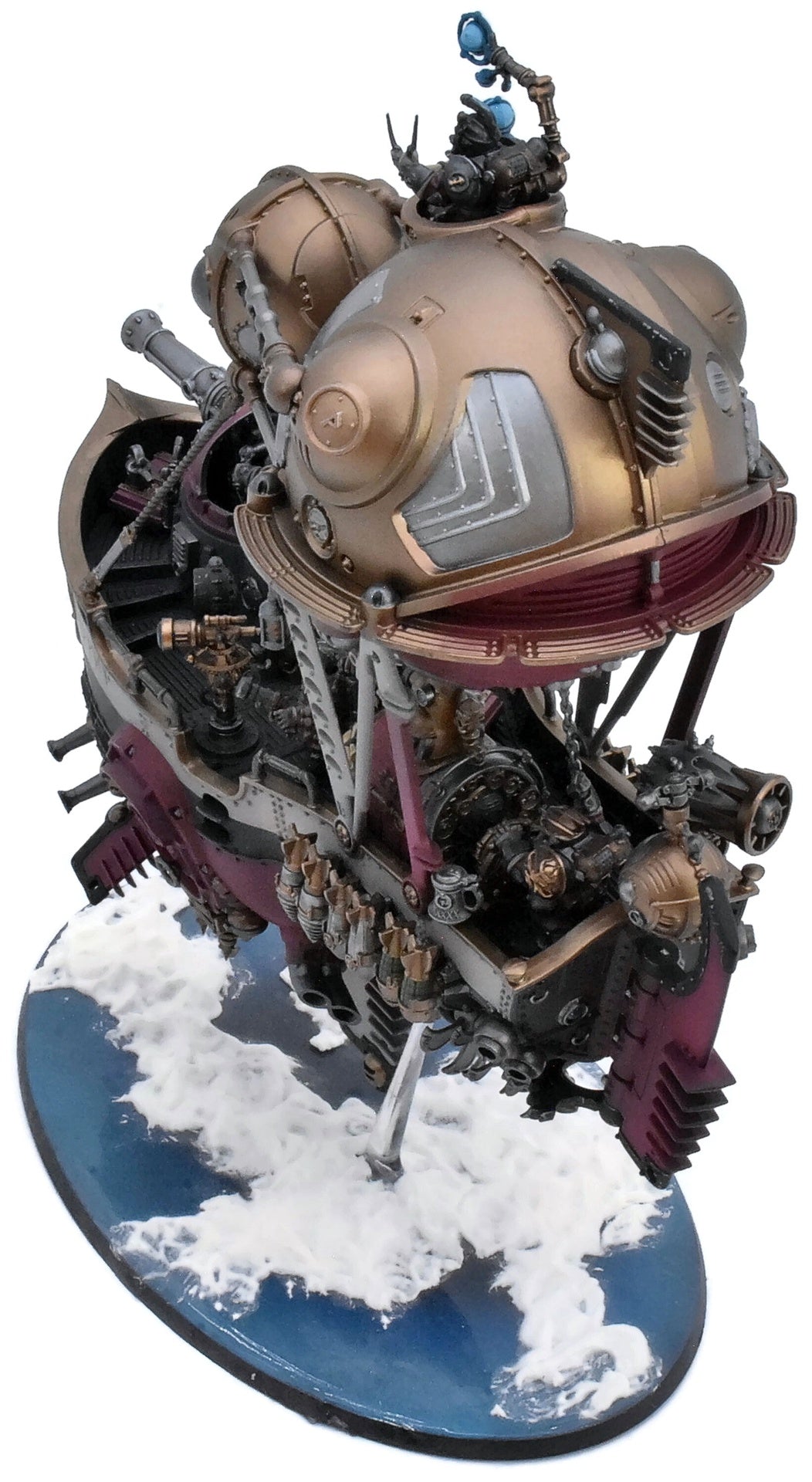 KHARADRON OVERLORDS 1 Arkanaut Ironclad #1 PRO PAINTED Sigmar 8684