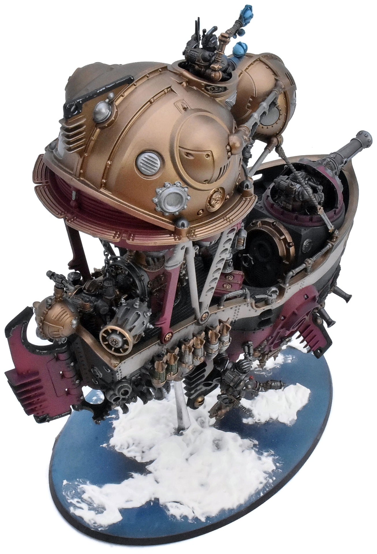 KHARADRON OVERLORDS 1 Arkanaut Ironclad #1 PRO PAINTED Sigmar 8684