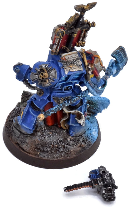 SPACE MARINES Librarian In Terminator Armour #1 METAL WELL PAINTED 40K 8714