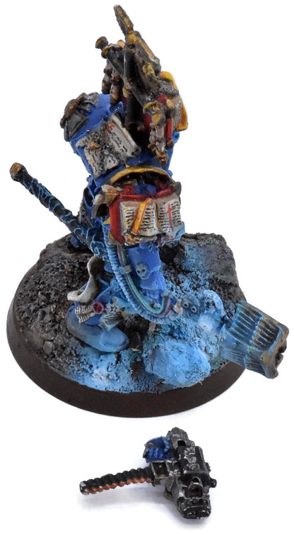 SPACE MARINES Librarian In Terminator Armour #1 METAL WELL PAINTED 40K 8714
