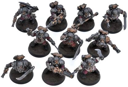 KHARADRON OVERLORDS 10 Arkanaut Company #1 PRO PAINTED Sigmar 8776