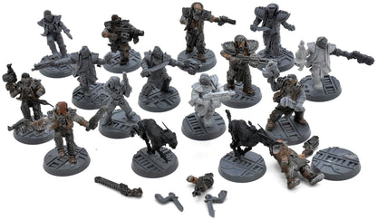 NECROMUNDA 14 Orlocks Gang With 2 Hounds #1 Warhammer 40K 9165