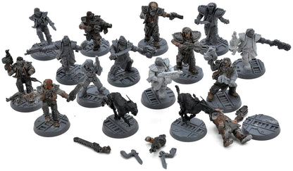 NECROMUNDA 14 Orlocks Gang With 2 Hounds #1 Warhammer 40K 9165