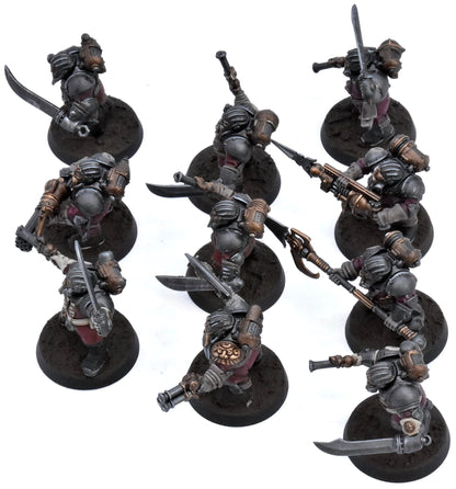 KHARADRON OVERLORDS 10 Arkanaut Company #1 PRO PAINTED Sigmar 8776