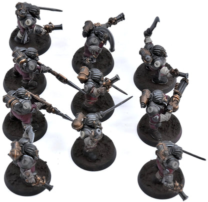 KHARADRON OVERLORDS 10 Arkanaut Company #1 PRO PAINTED Sigmar 8776