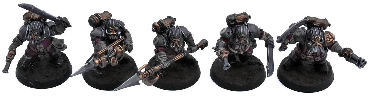 KHARADRON OVERLORDS 10 Arkanaut Company #1 PRO PAINTED Sigmar 8776