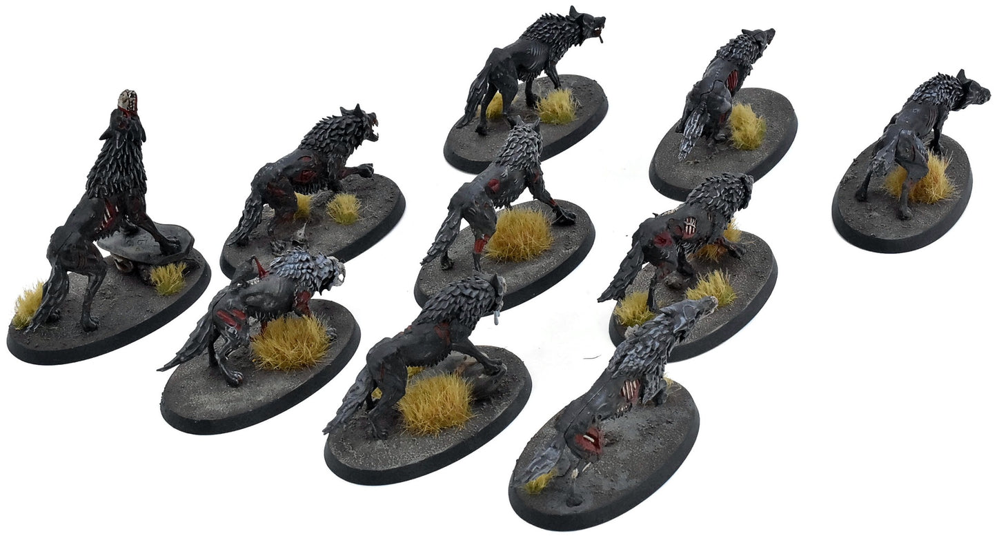 SOULBLIGHT GRAVELORDS 10 Dire Wolves #1 Warhammer Sigmar 9196