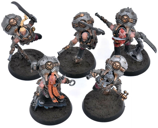 KHARADRON OVERLORDS 5 Overlords Vongrim Harpoon Crew #1 PRO PAINTED Sigmar 8790