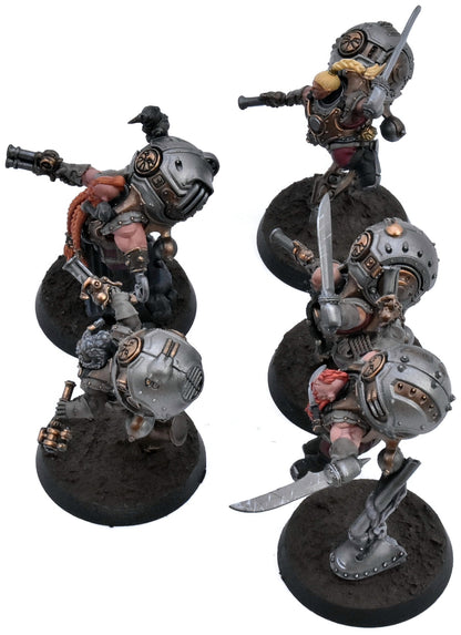 KHARADRON OVERLORDS 5 Overlords Vongrim Harpoon Crew #1 PRO PAINTED Sigmar 8790